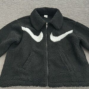 Nike Sherpa Swoosh Full Zip Jacket